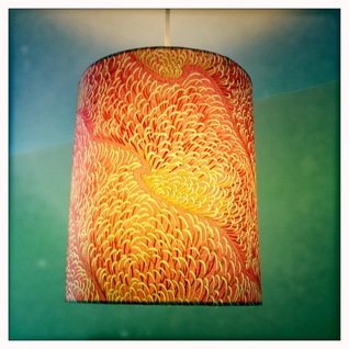 handmade, lampshade, lampshades, chiyogami, japanese, paper, swee mei